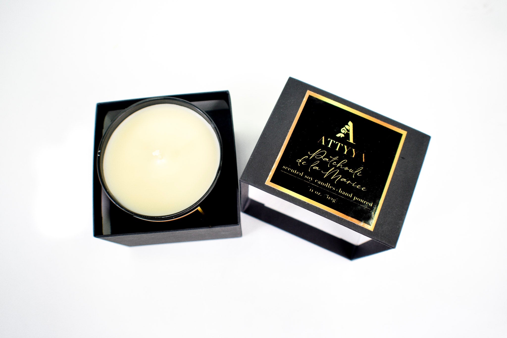 PATCHOULI DE LA MARIEE SCENTED SOY CANDLE- THE BRIDAL CANDLE